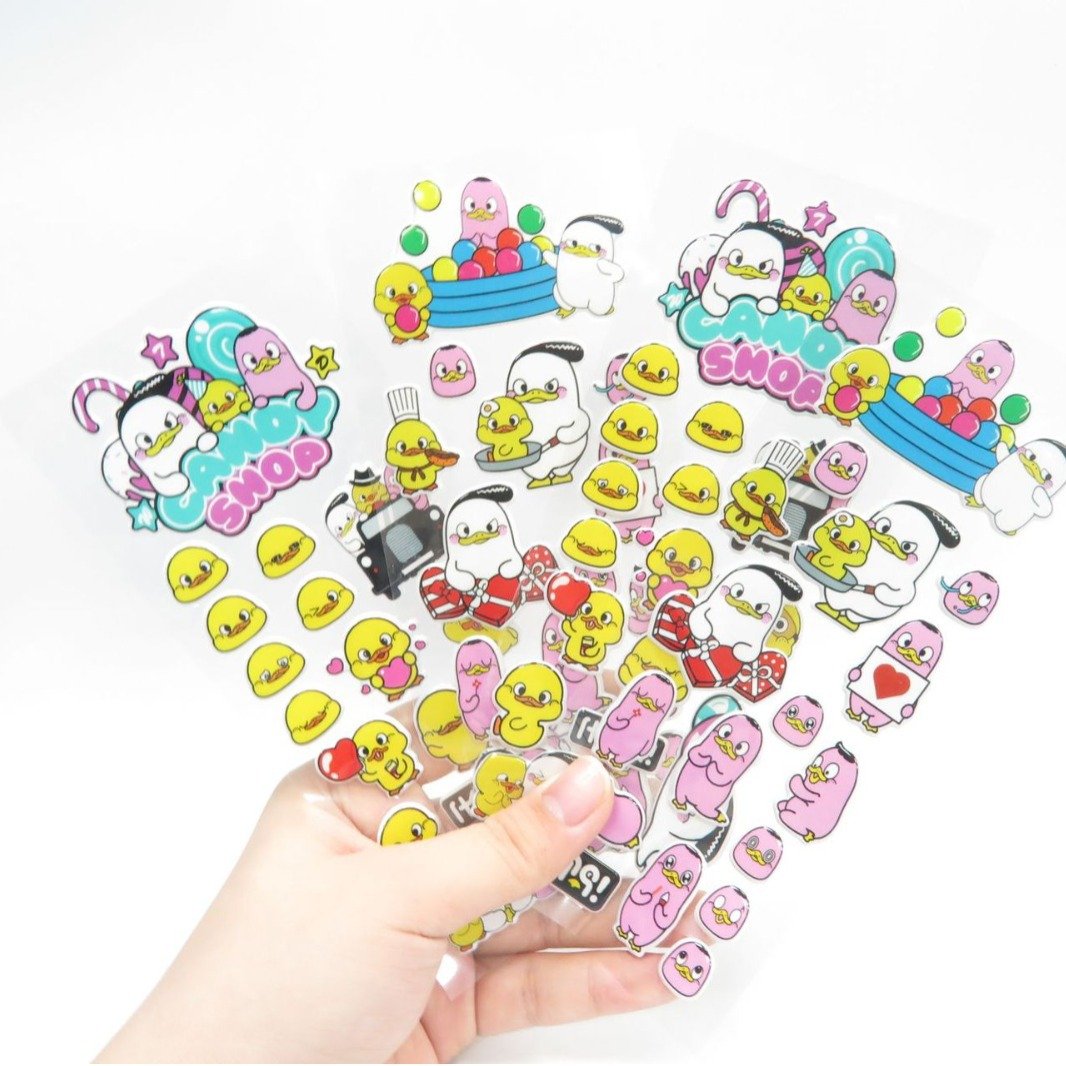 Custom Design Sticker anime vinyl Eye-catching Printing Kids Stickers Cartoon Sticker