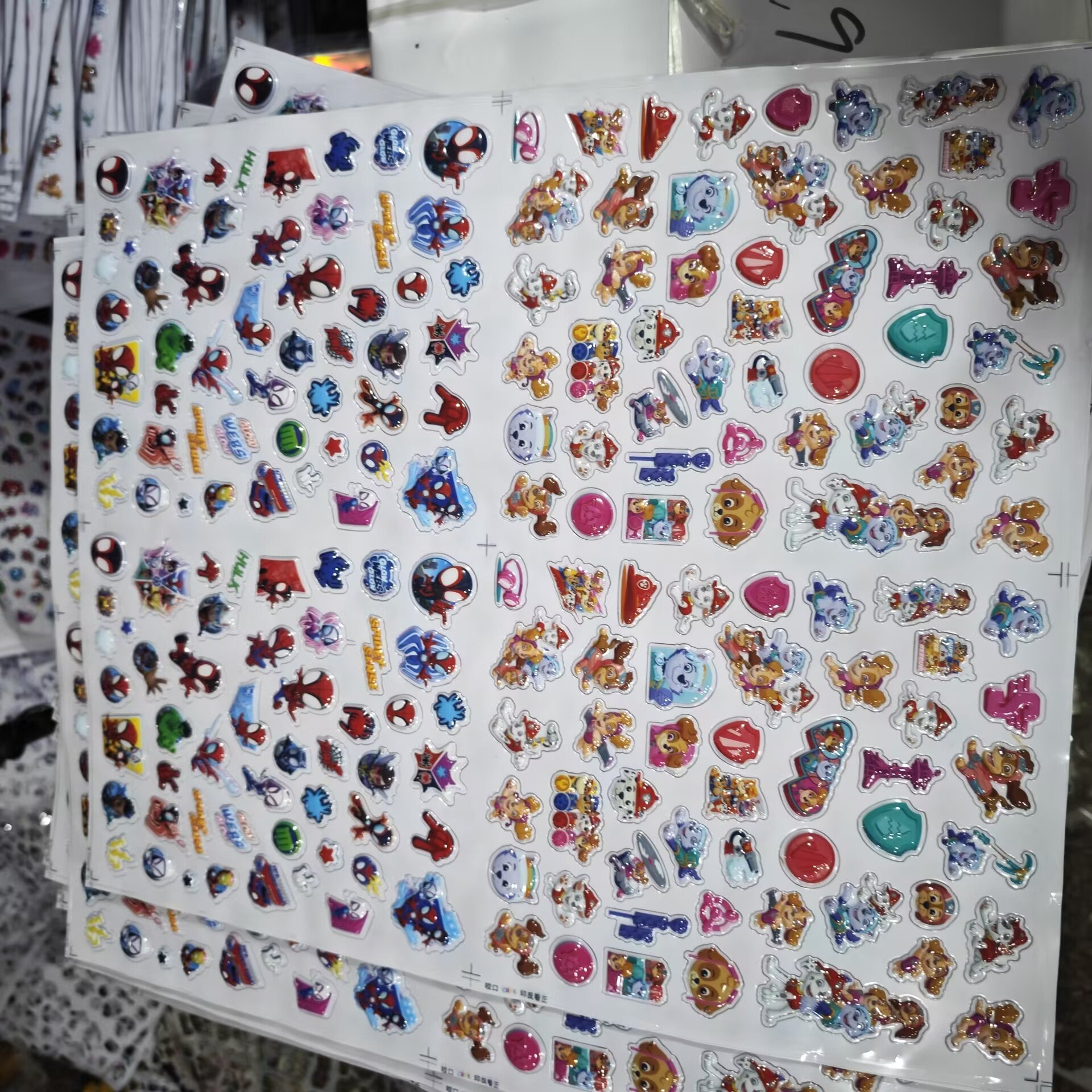 Custom Design Sticker anime vinyl Eye-catching Printing Kids Stickers Cartoon Sticker