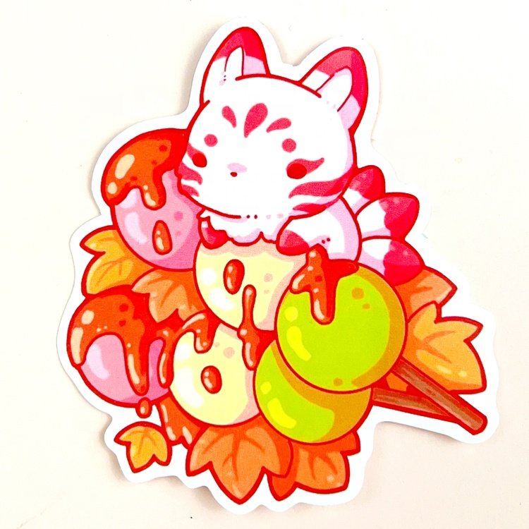 2023 Custom Logo Hot Selling Cartoon Anime Kawaii Waterproof Die Cut Vinyl Sticker Pack for Laptop Decorative