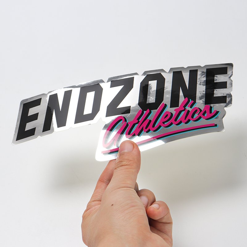 Custom printing adhesive waterproof dumb silver die cut sticker light silver cartoon stickers