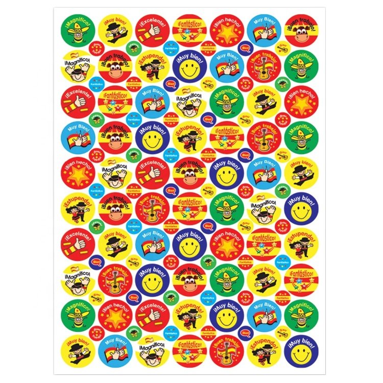 Custom Waterproof Sticker Kiss Cut PVC Paper A4 Size Label Sheet Sticker Cartoon A4 Die Cut Vinyl Stickers