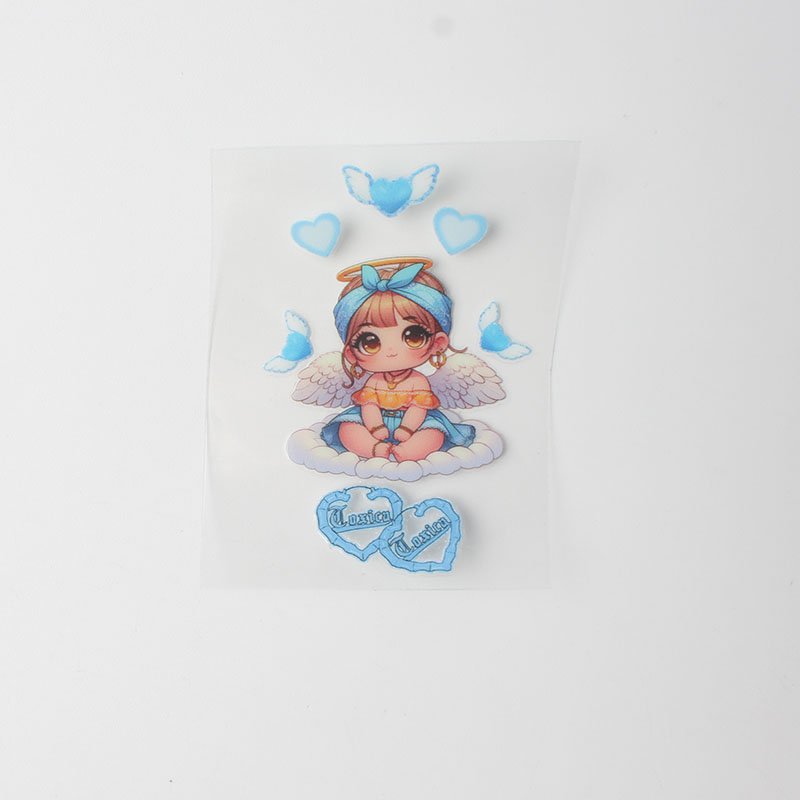 Custom UV Printed Waterproof Vinyl Logo Sticker round Die Cut Adhesive PVC Label for Motel Keychain Packaging Labels