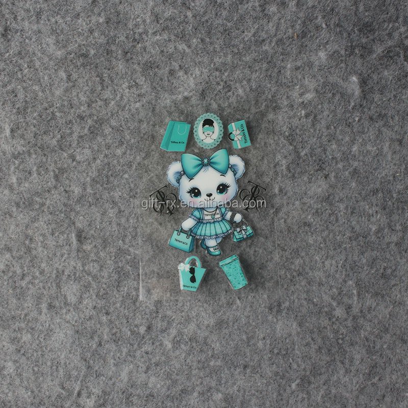 Custom UV Printed Waterproof Vinyl Logo Sticker round Die Cut Adhesive PVC Label for Motel Keychain Packaging Labels