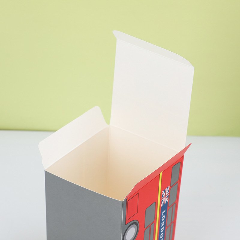 INPACK Custom Wholesale Creative Cartoon Automobile Shaped Folding Toy Gift Packaging Box White Card Color Paper Boxes