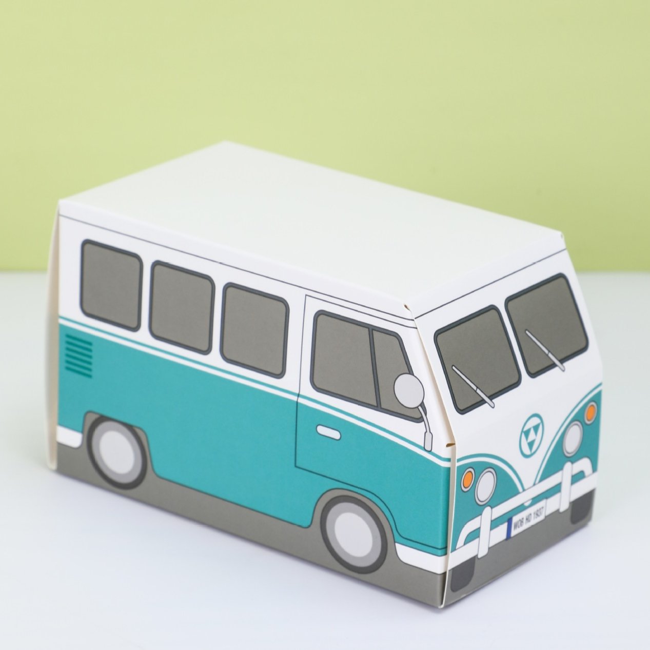INPACK Custom Wholesale Creative Cartoon Automobile Shaped Folding Toy Gift Packaging Box White Card Color Paper Boxes