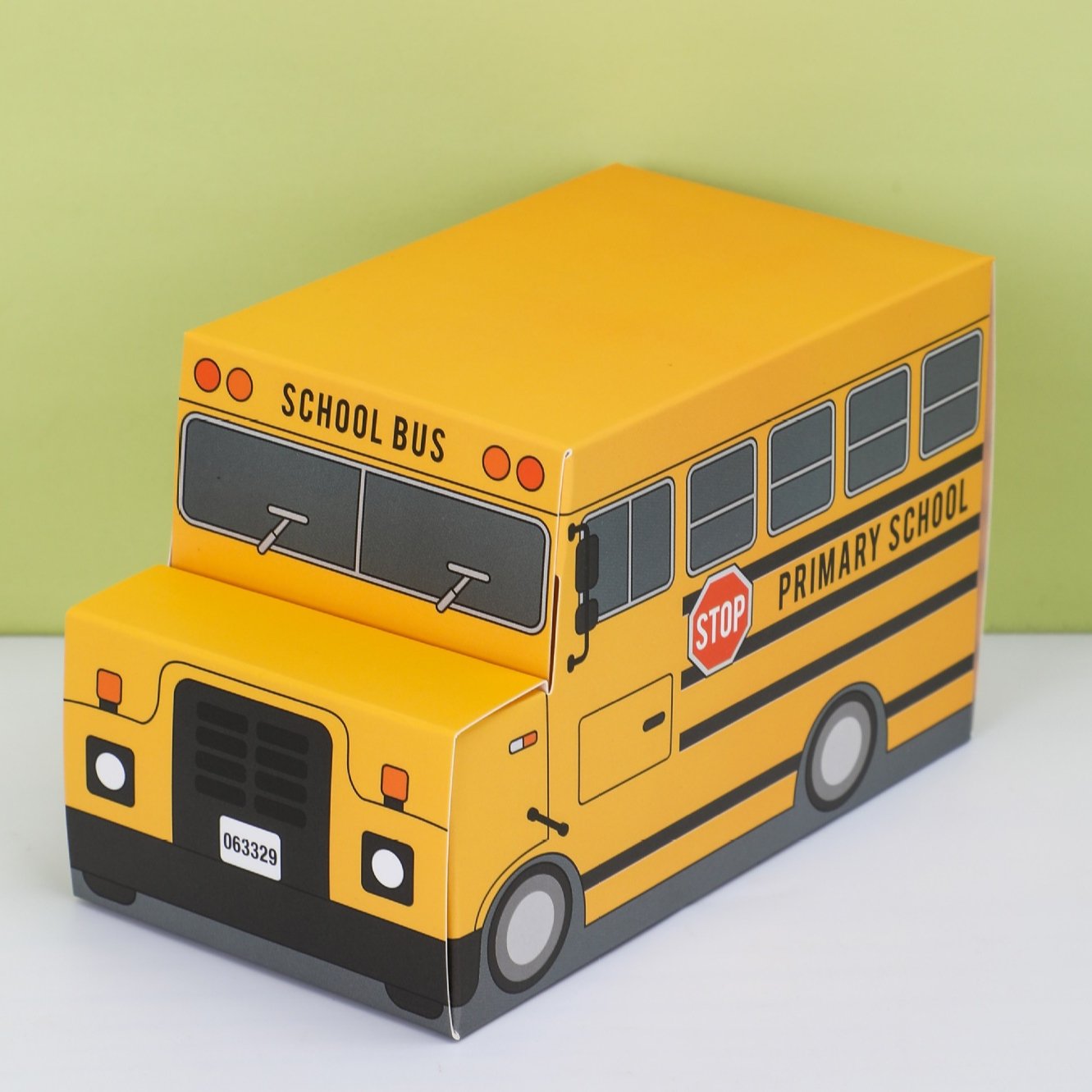 INPACK Custom Wholesale Creative Cartoon Automobile Shaped Folding Toy Gift Packaging Box White Card Color Paper Boxes