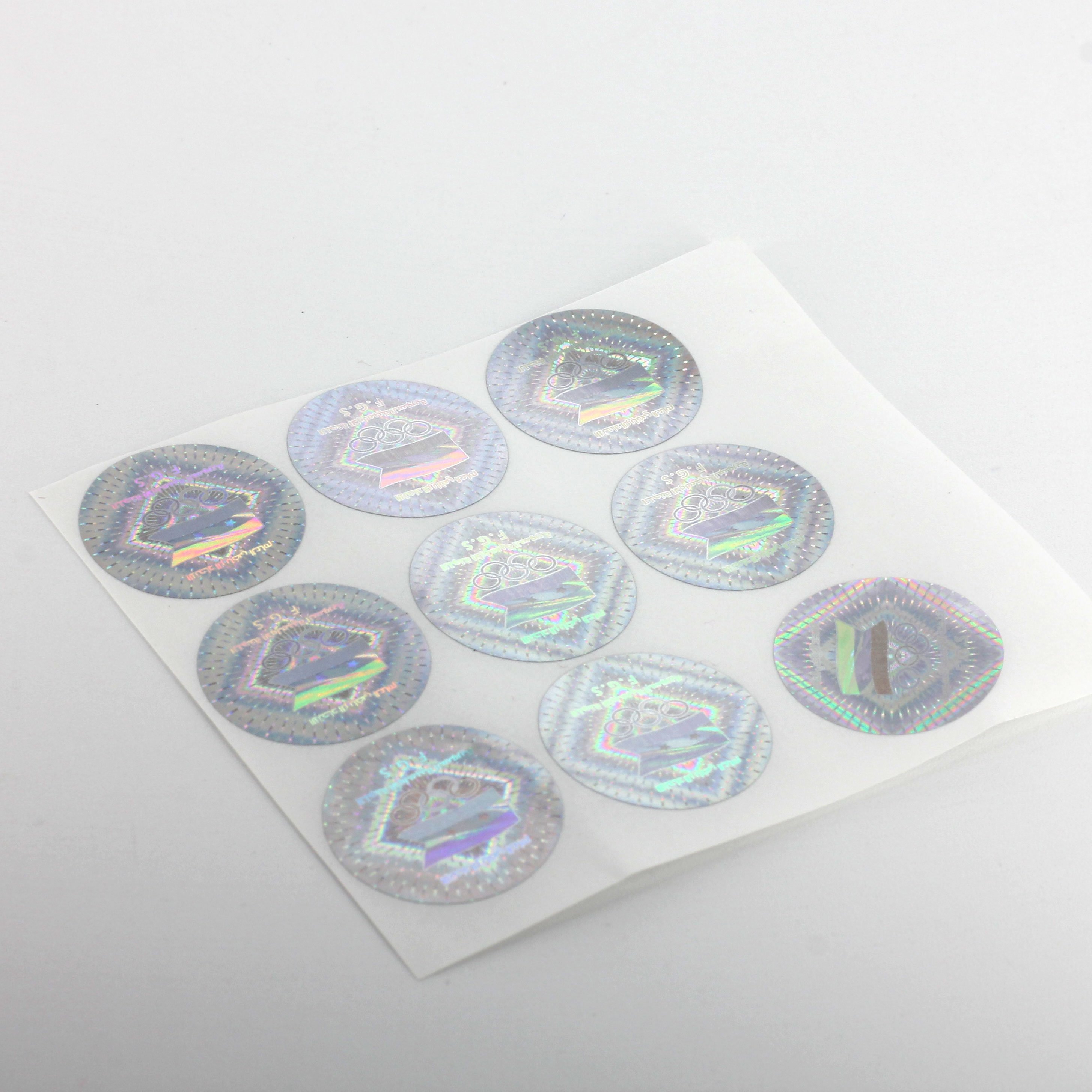 Factory Printed Adhesive Stickers with Roll Logo PE Material Single Sided Acrylic Water Activated Masking Labels