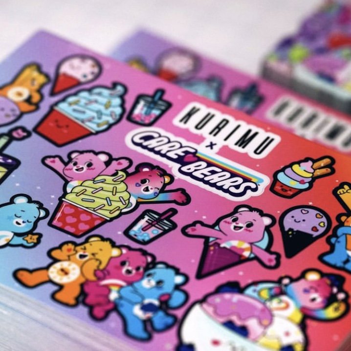 Custom A4 A5 A6 Printing Waterproof Transparent Personalized Clear Sticker Kiss Cut Cartoon Sticker Sheet