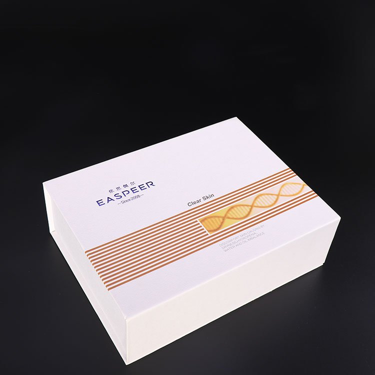 Custom Hot Stamping Magnetic Lid Hard Cardboard Skincare Perfume Cosmetic Gel Polish Packaging Gift Paper Box with Eva Foam