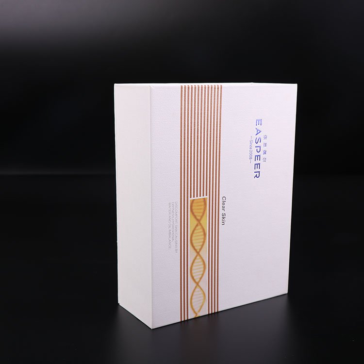 Custom Hot Stamping Magnetic Lid Hard Cardboard Skincare Perfume Cosmetic Gel Polish Packaging Gift Paper Box with Eva Foam
