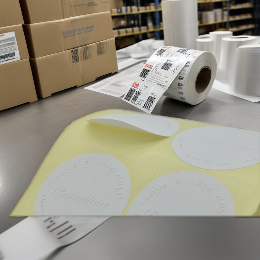 Customized Die-Cutting 3D Raised Embossed Logo Stickers Self-Adhesive Vinyl with Customized LOGO OEM Supplier