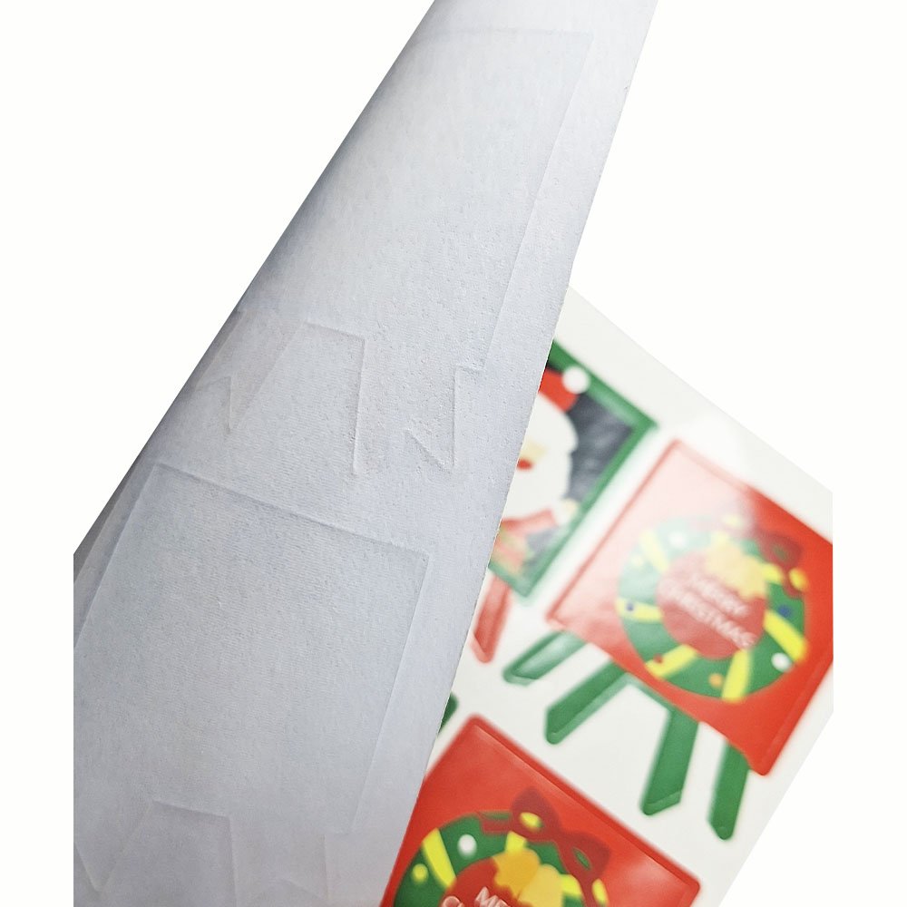 Custom Wholesale Glossy Animal Cartoon Stamps Self-Adhesive Label Christmas Stickers
