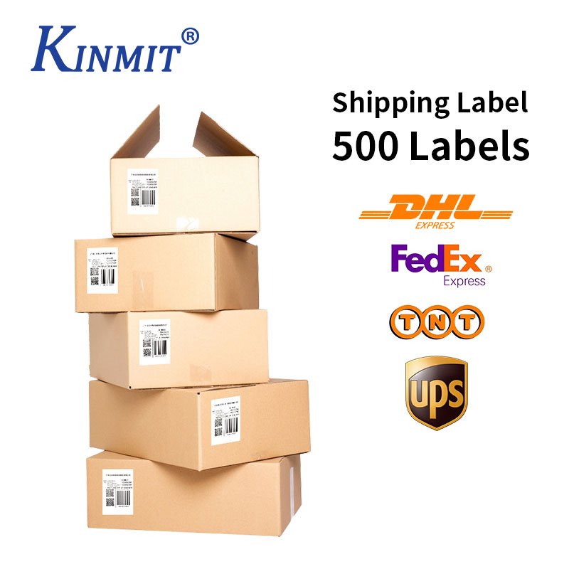 4x6 Thermal Shipping Labels 100 x 150 mm for Zebr a 2844 Zp-450 Zp-500 Zp-505 Top Coated 1 Roll of 330 blank print stickers
