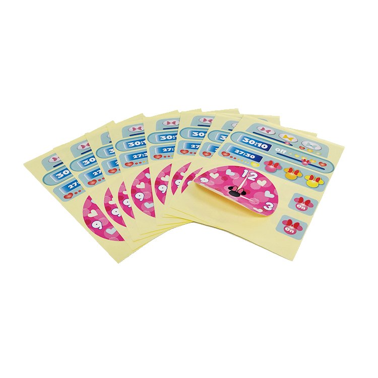 Hot Sale Custom Printing Adhesive Label Toy Sticker Sheet Kiss Cut Cartoon Bird Sticker