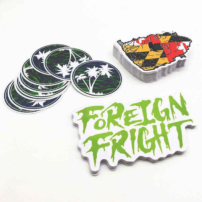 Custom Sticker Cartoon Sticker Diecut Protection Uv Waterproof High Quality Laptop Sticker