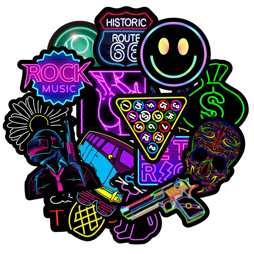 50pcs Hot Selling Cartoon Stickers Waterproof Decorative Skateboard Luggage Laptop Animation Rugrats Go Wild Stickers