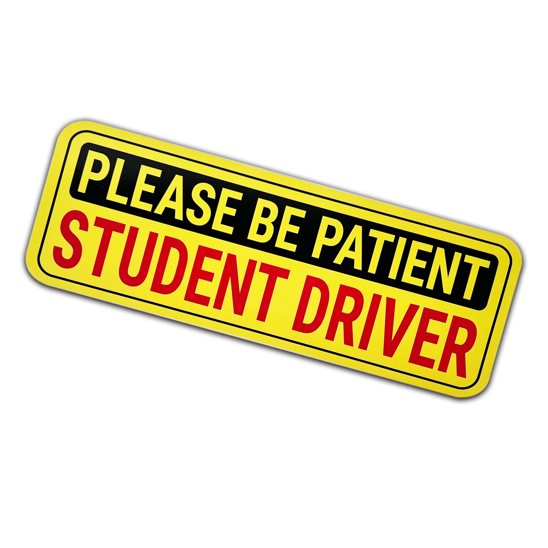 Custom UV Resistant PVC Vinyl Car Stickers Non-Magnetic Student Driver Stickers Removable Bumper Sticker for Cars & Windows