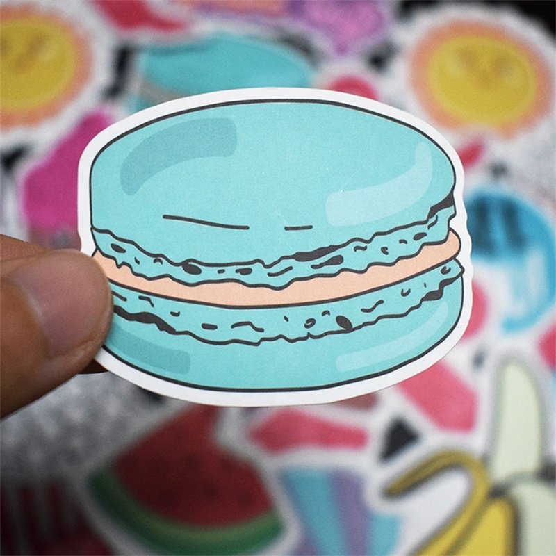 Custom Cute Waterproof Vinyl Laptop Sticker Anime Labels Private Design Custom Die Cut Adhesive Paper Cartoon Stickers 100 PCS