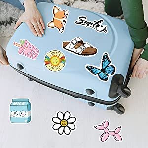 Custom Cute Waterproof Vinyl Laptop Sticker Anime Labels Private Design Custom Die Cut Adhesive Paper Cartoon Stickers 100 PCS