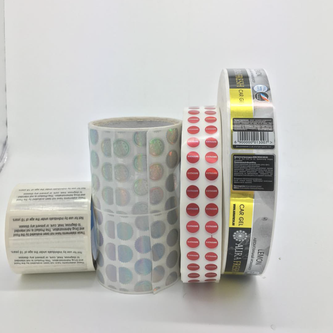 High Quality Custom Printed Gold Metal Foil Waterproof Self Adhesive Bottle Round Packaging Sticker Label printing