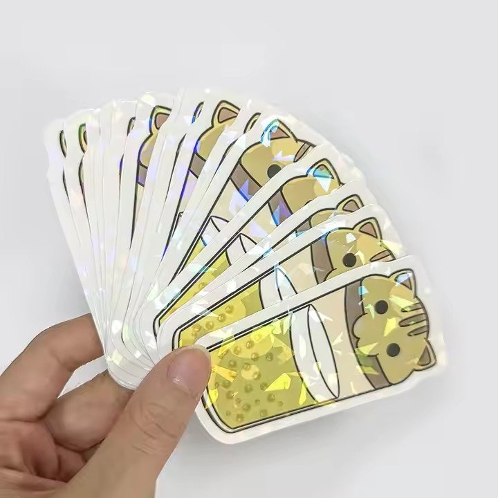 Free Proofing Custom Waterproof Printing Logo Packaging Vinyl Die Cut Labels Sticker