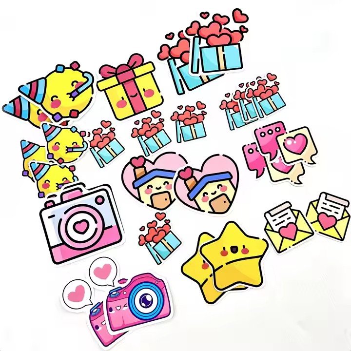 Free Proofing Custom Waterproof Printing Logo Packaging Vinyl Die Cut Labels Sticker