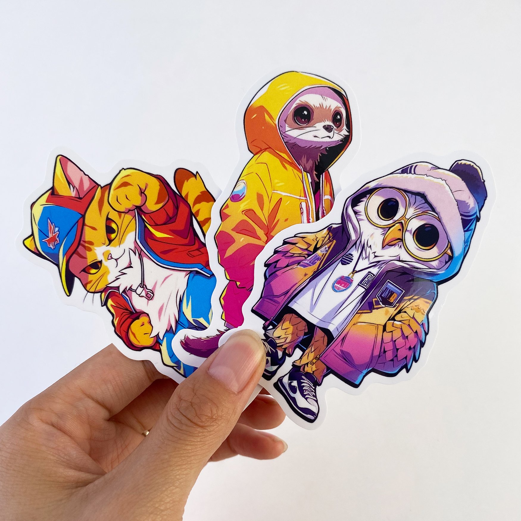 Custom UV Resistant Vinyl PVC Bumper Die cut Sticker Durable Waterproof Self Adhesive Logo Label Outdoor Car Stickers
