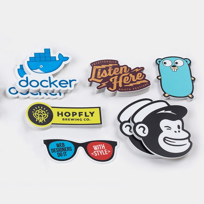Custom design Die Cut Waterproof cartoon sticker for laptop Vinyl Adhesive Print die cut Advertising Stickers