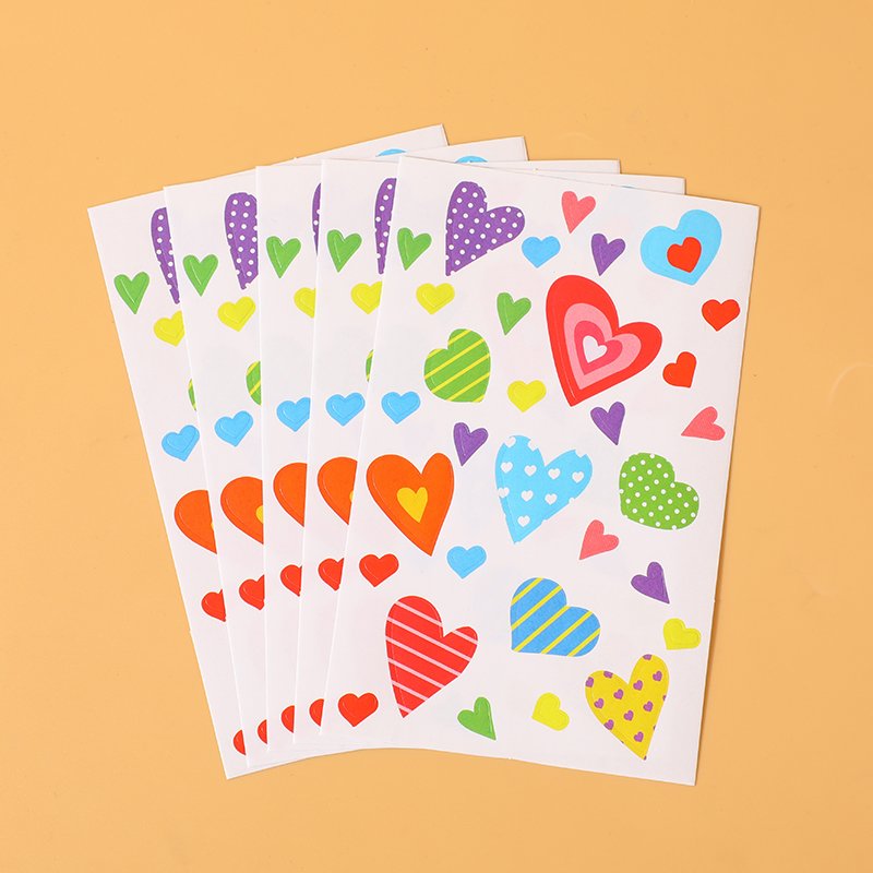 New Products Color Printing Self-Adhesive Cartoon Stickers
