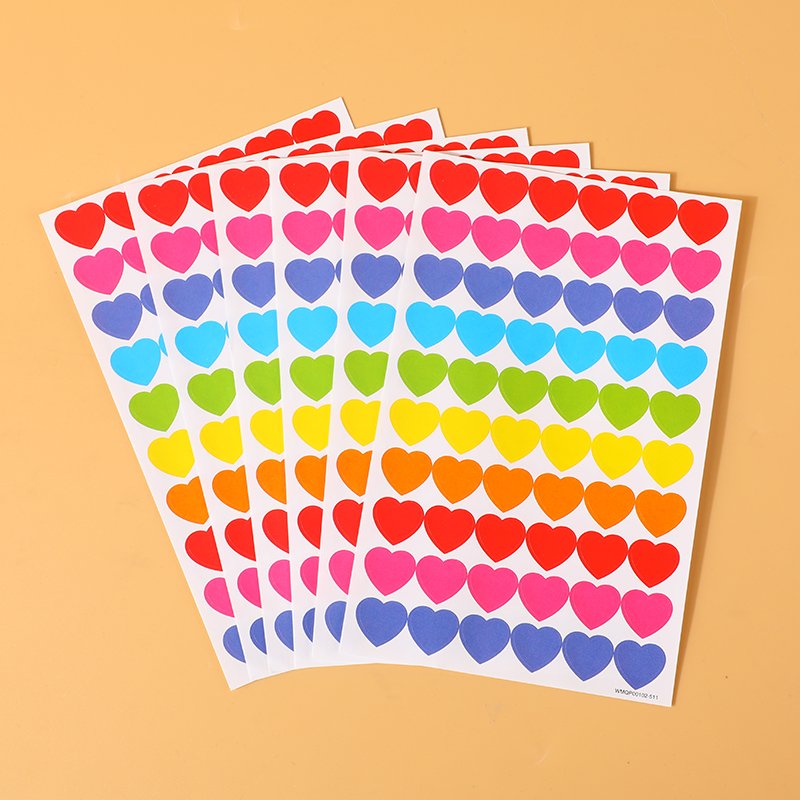 New Products Color Printing Self-Adhesive Cartoon Stickers