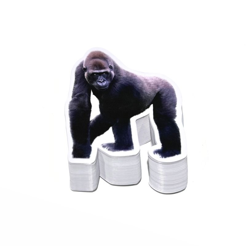 Custom Durable Stickers Logo Design UV Proof Die Cut Sticker For Decorate The Box