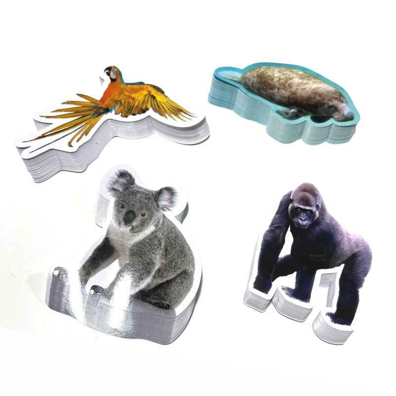 Custom Durable Stickers Logo Design UV Proof Die Cut Sticker For Decorate The Box