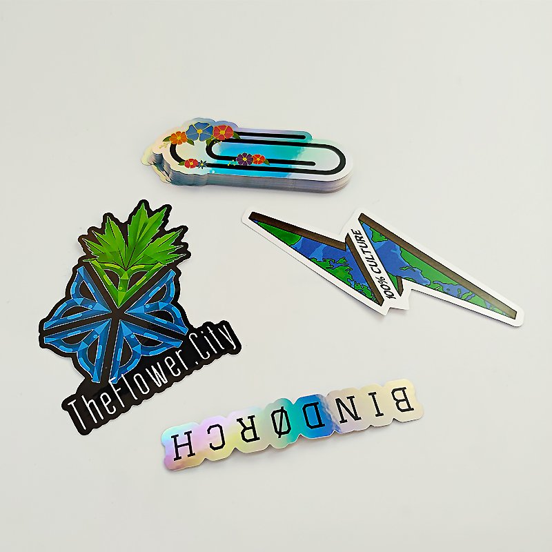 Custom Vinyl Sticker Die Cut Sticker Sheet Glossy Lamination