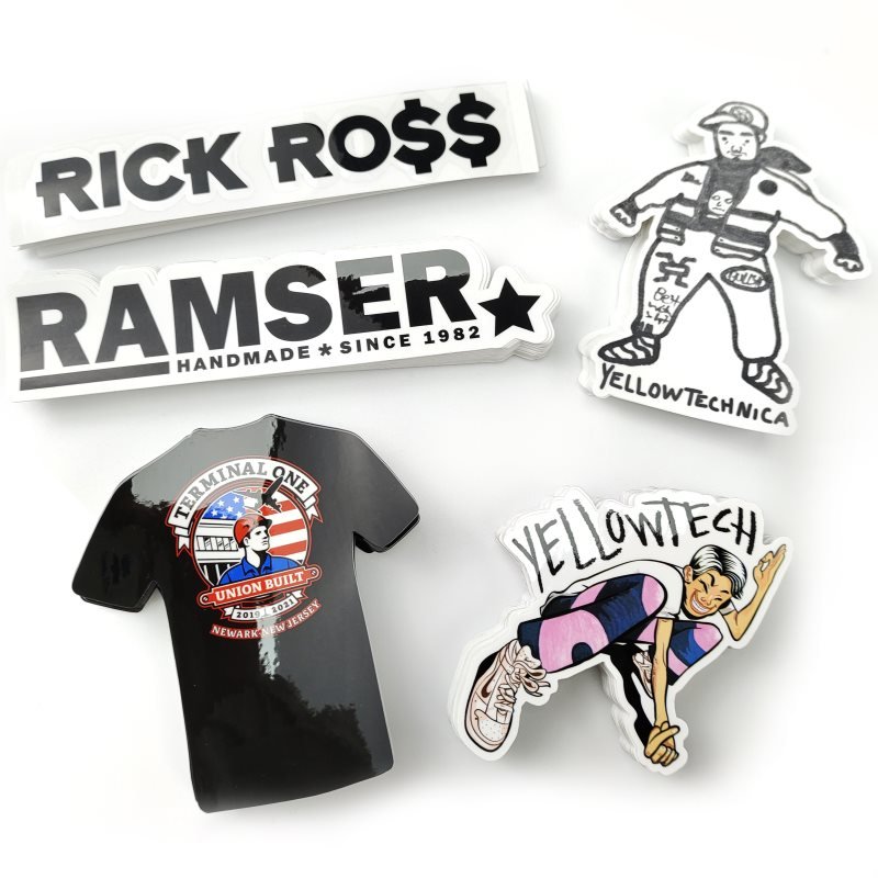 Custom Vinyl Sticker Die Cut Sticker Sheet Glossy Lamination