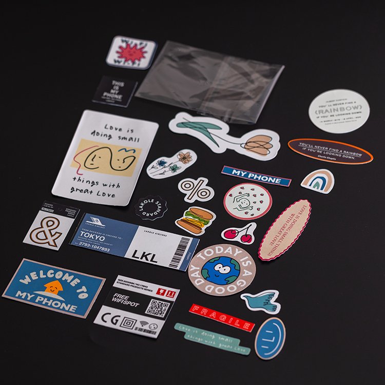 Self Adhesive UV Waterproof Cartoon Sheets Sticker Anime PVC Label Custom Logo Die Cut Kids Toy Vinyl Stickers