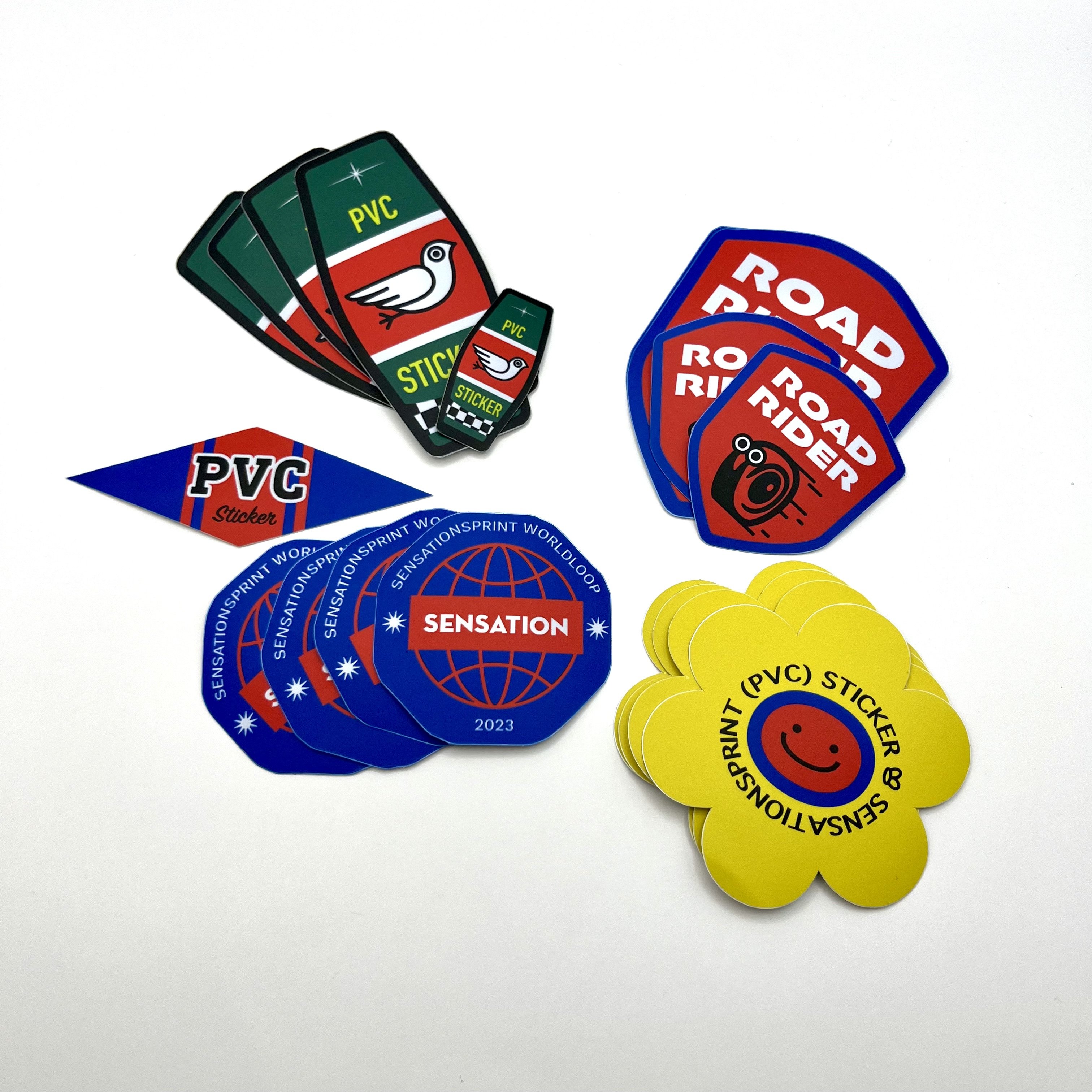 Cartoon Helmet Waterproof PVC Sticker Outdoor Use Stickers UV Resistant For Helmet