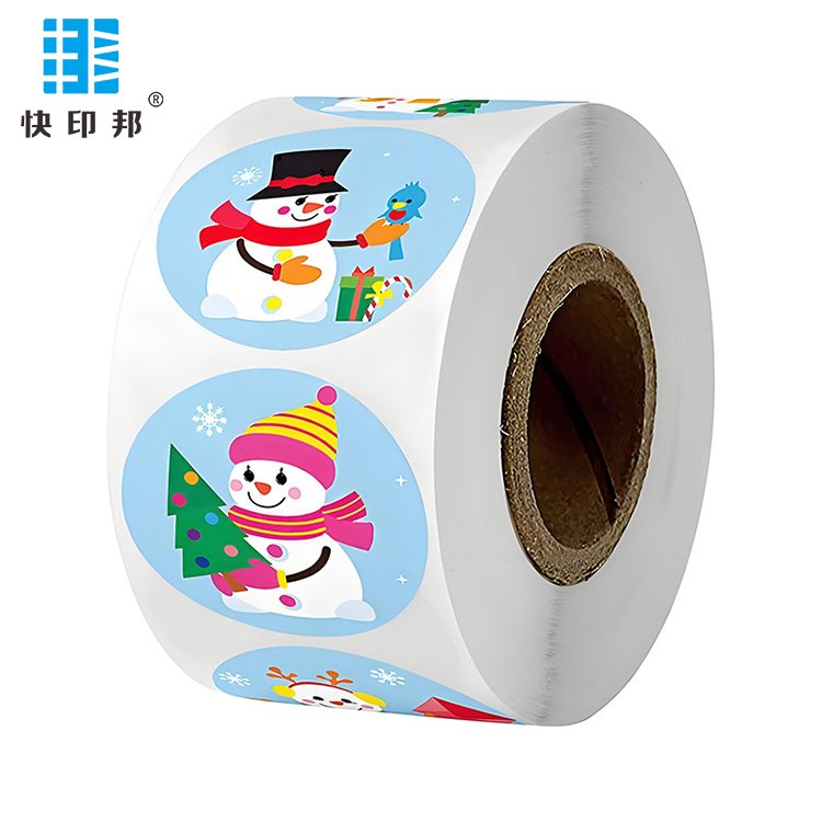 High Quality Uv Printing Self-Adhesive Die Cut Round Label Stickers Cartoon Anime Cute Pvc Pet Vinyl Roll Packaging Stickers