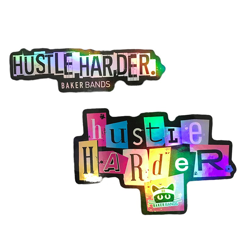 New Arrival Custom Design Sticker Holographic Stickers Printing Logo label Glossy Vinyl Hologram Custom Die Cut Stickers