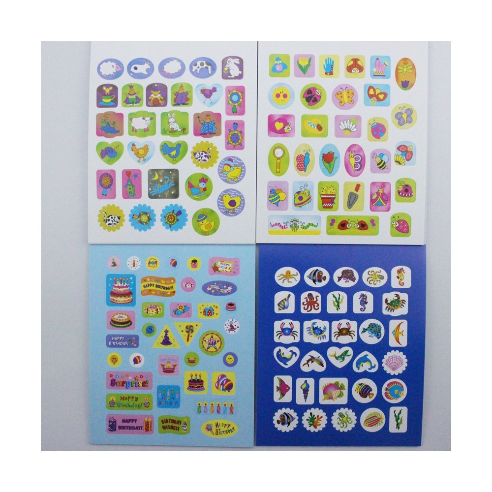 DIY Book Cartoon Sticker Custom Journaling Supplies Material Kids Book Sticker