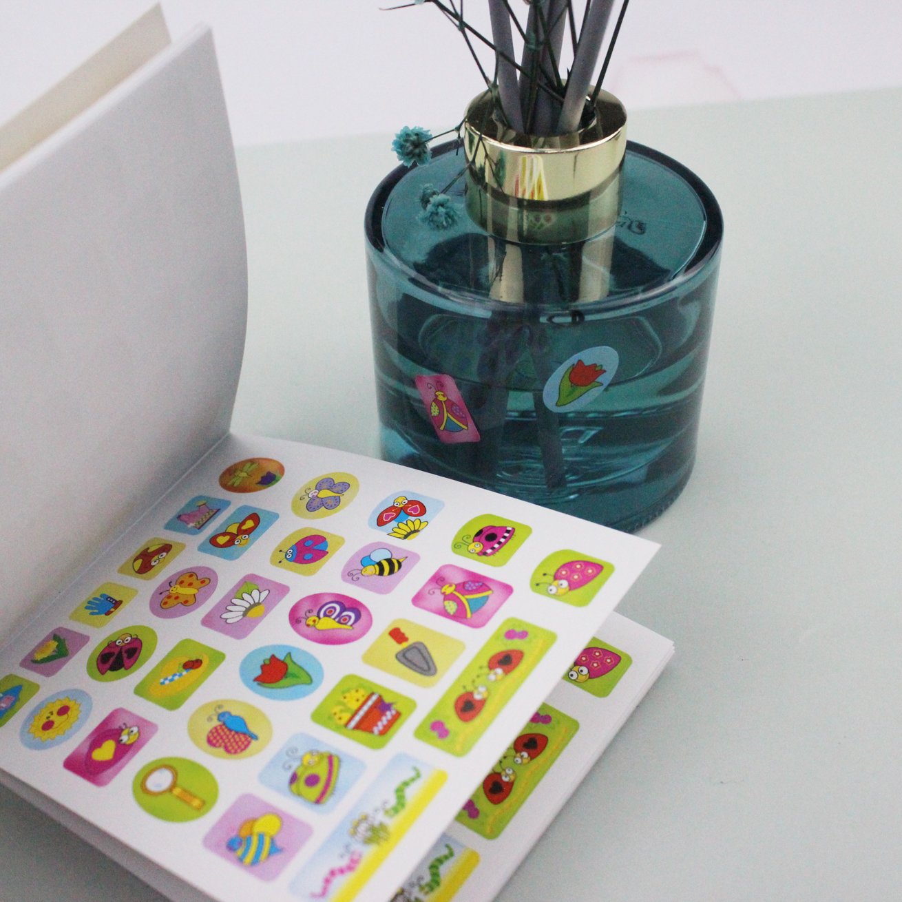 DIY Book Cartoon Sticker Custom Journaling Supplies Material Kids Book Sticker