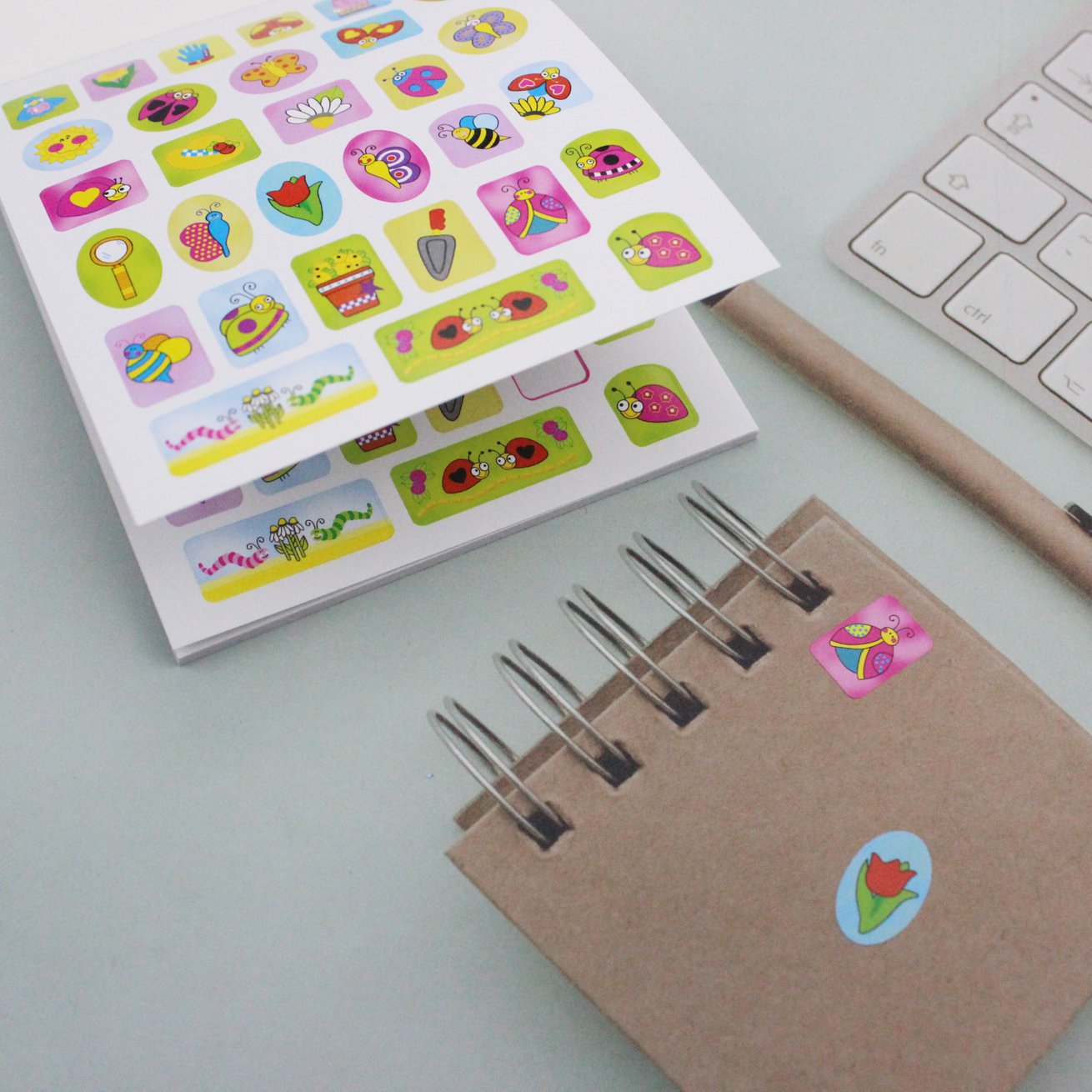 DIY Book Cartoon Sticker Custom Journaling Supplies Material Kids Book Sticker
