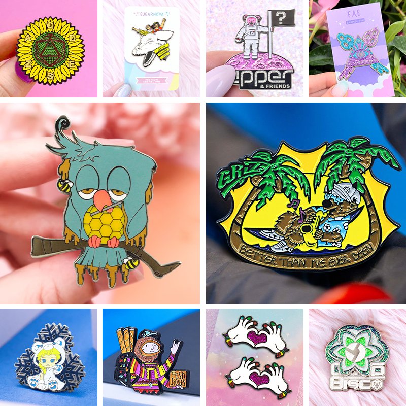 Lapel Enamel Pin Manufacturer Soft Enamel Cartoon Cute Custom Logo Design Metal Souvenir Metal Lapel Pin Badges With Safety Pin