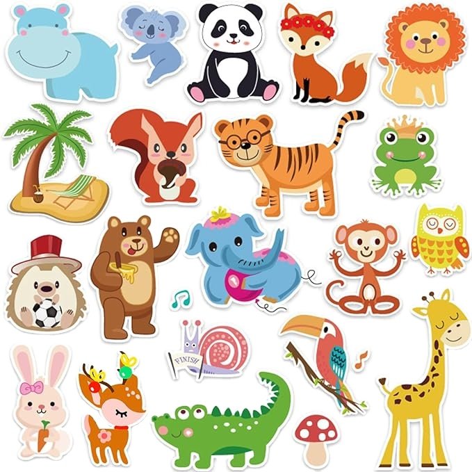 Customization Window Clings Stickers for Kids Window Gel Clings Decals Thick Gel Clings Toddlers