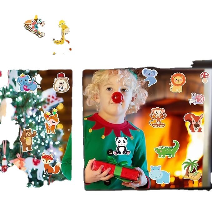 Customization Window Clings Stickers for Kids Window Gel Clings Decals Thick Gel Clings Toddlers