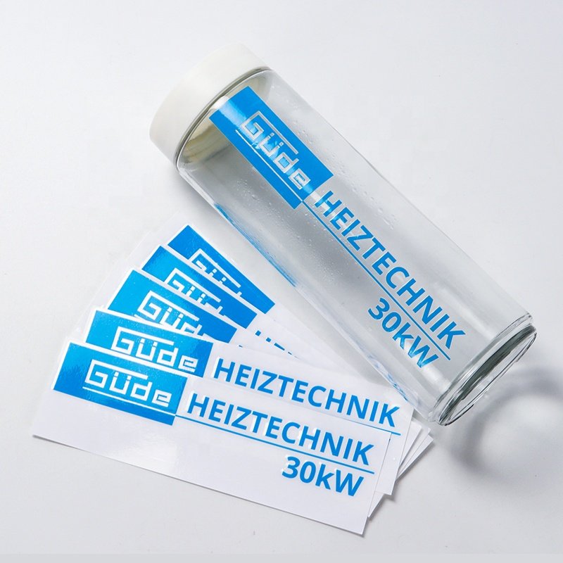 Custom label transfer sticker printing cartoon metal rub on glass transfer sticker wholesale heat transfer stickers for t shirts