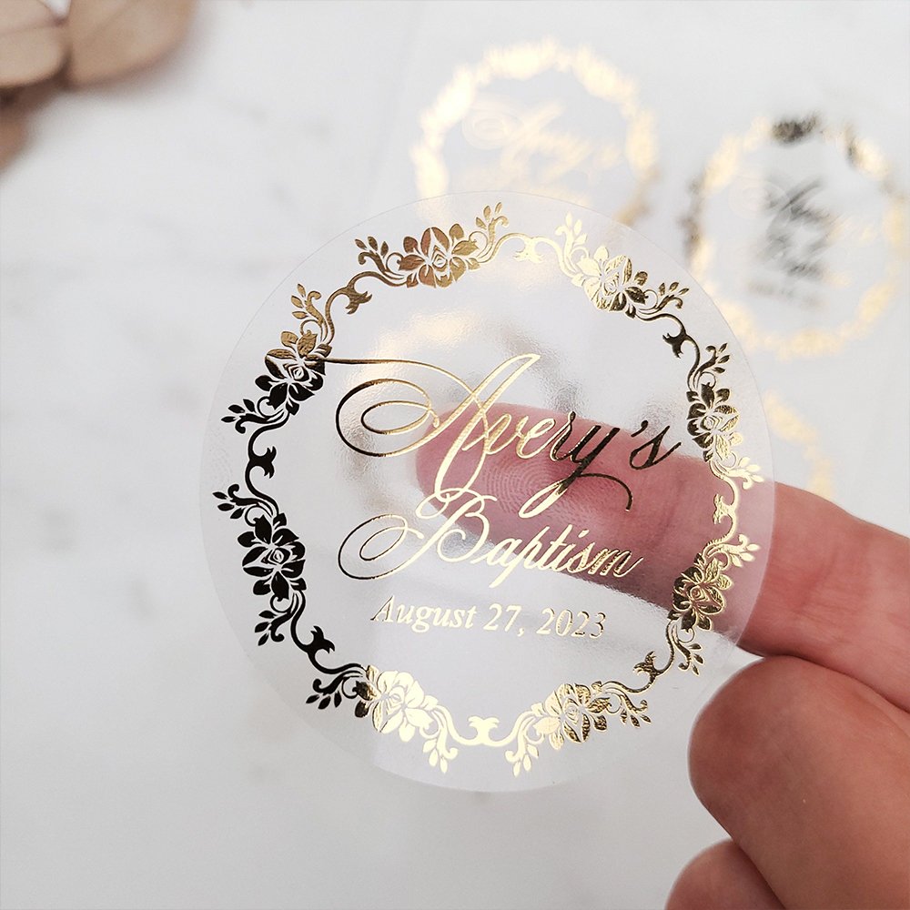 Factory Price Clear Thank You Stickers Custom Wall Transparent Stickers