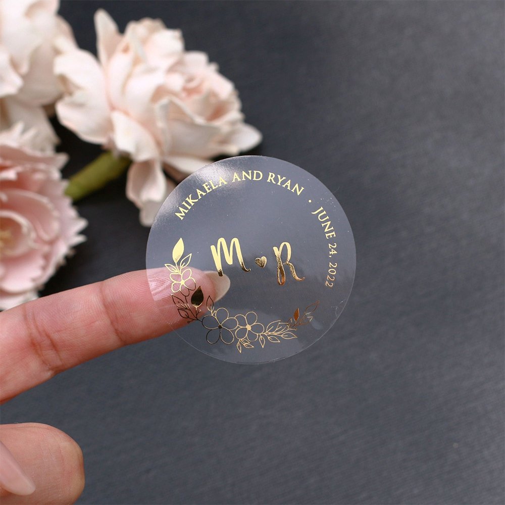Factory Price Clear Thank You Stickers Custom Wall Transparent Stickers