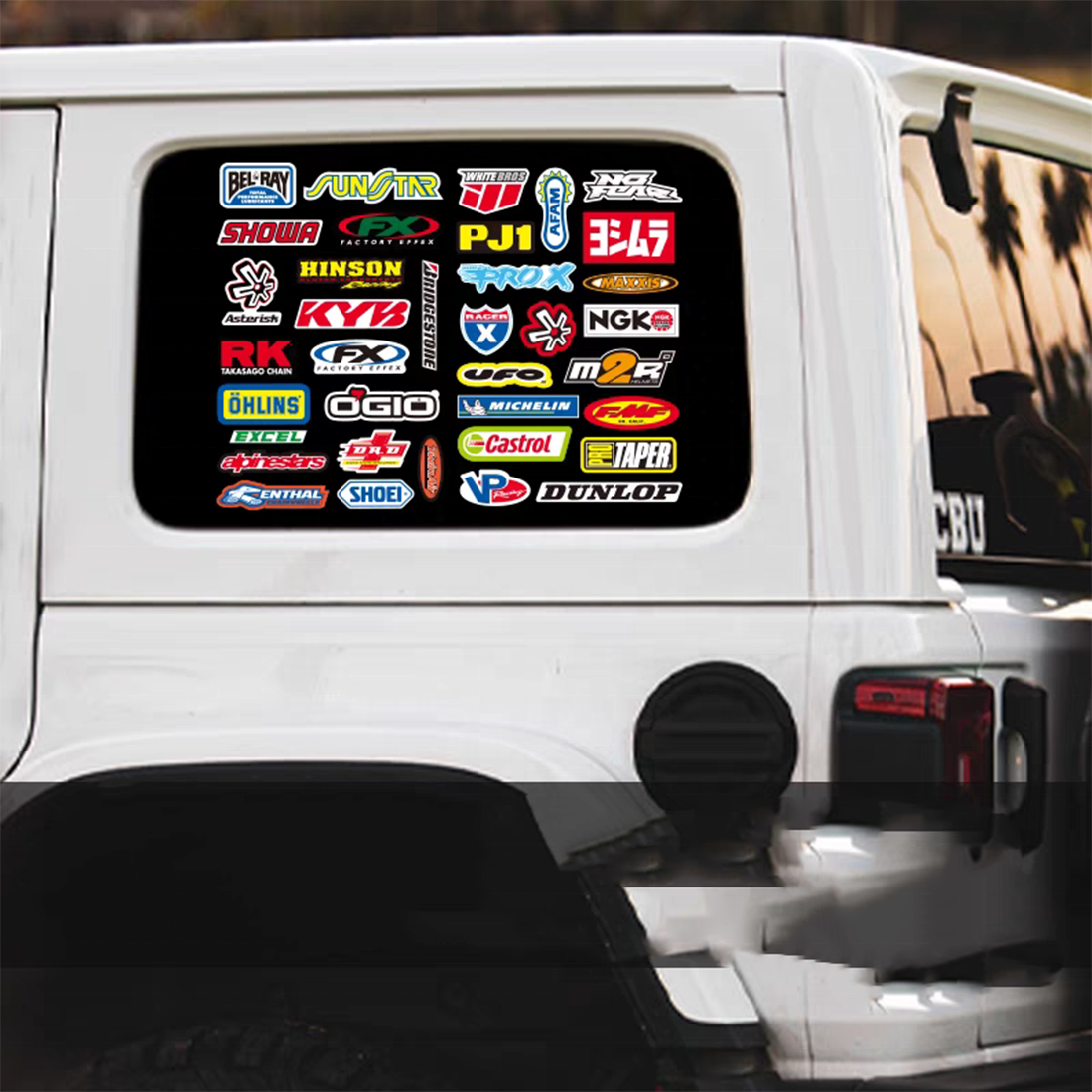 custom Car Stickers with logo outdoor UV Resist car Decals Weatherproof Vehicle decals Transfer sticker for Car Body Window