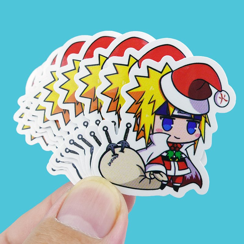 China Wholesale Adhesive PVC Custom Die Cut Vinyl Stickers Printing,Waterproof Cute Logo Design Cartoon Sticker