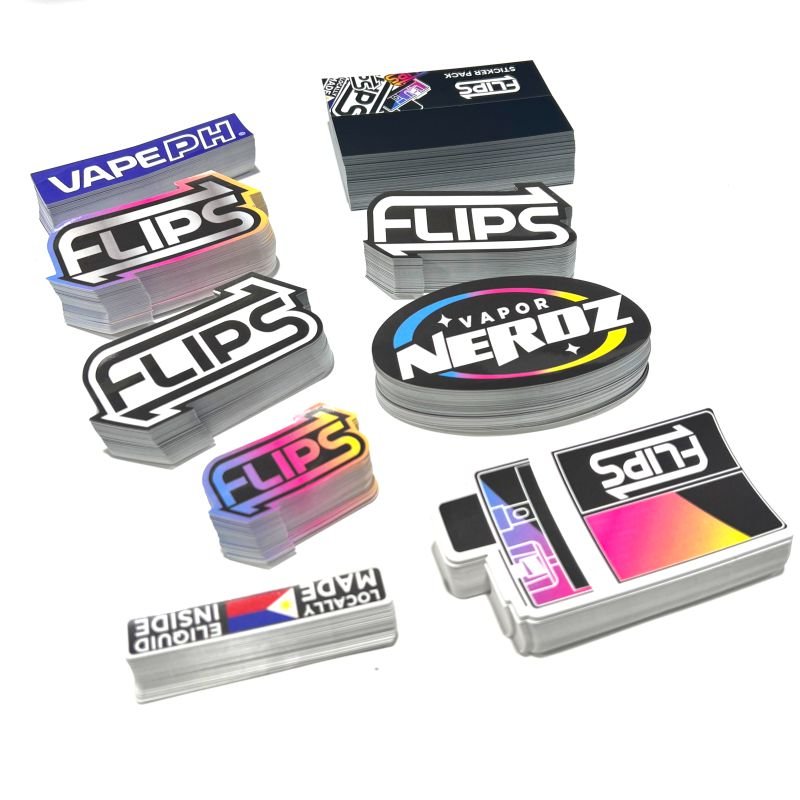 Company Brand Advertising Custom Pack Sticker High Quality Sticker with Packages Promotional Sticker